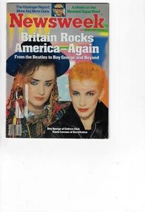 Boy George Newsweek Magazine Britain Rocks America Again January 23 1984 - Picture 1 of 2