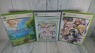 Xbox360 Idolmaster, Tales of Vesperia, etc. Set of 3 Japanese Version USED Game - Image 1 of 4