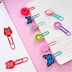 Paper Clips Cartoon Bookmarks Student Supplies Stationery Irregular Paper Clips∆ - Picture 1 of 18