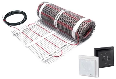 DEVI Danfoss Devimat DTIF150 Fußbodenheizung Dünnbett SET mit Devireg SMART WLAN