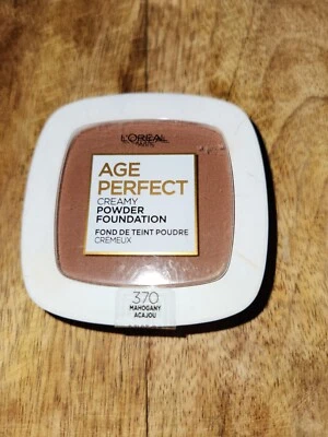 LOREAL Mahogany #370 Age Perfect Creamy Powder Foundation. - Image 1 of 2