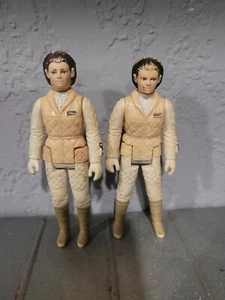 Vintage 1980 Star Wars ESB Princess Leia Organa Hoth Figure lot of 2 variant?? - Picture 1 of 5