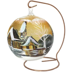 Bola de Tealight Cristal Luz Té Luminosa en Dorado - Navidad & Soporte - Imagen 1 de 7