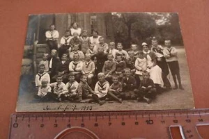 gran foto antigua grupo niños y hermanas - ¿hogar de niños? 1913 - Imagen 1 de 1