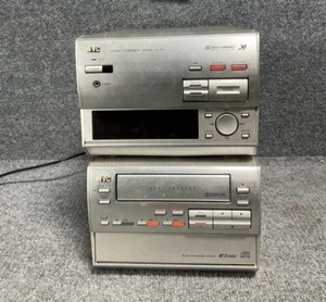 JVC RX-TD7 Dolby Surround Pro Logic 3 Disc Changer Stereo Receiver In Silver - Picture 1 of 14