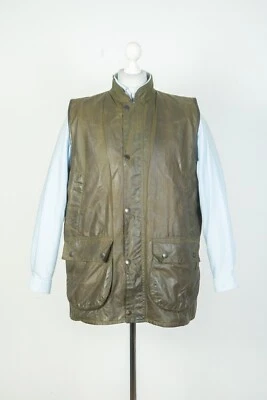 Barbour Westmorland Wax Hunting Olive Vest Gilet Jacket Size XL - Image 1 of 4