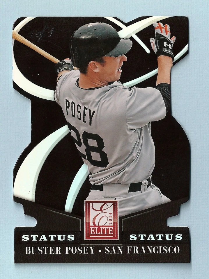 BUSTER POSEY 2014 DONRUSS ELITE STATUS BLACK 1/1 GIANTS - Image 1 of 1
