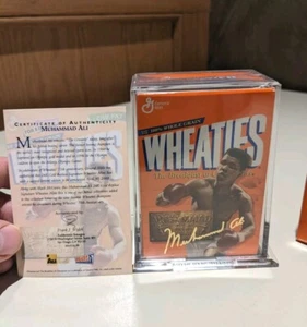 1999 Muhammad Ali Wheaties 75 Years of Champions 24K Gold Mini Box-COA - Picture 1 of 4