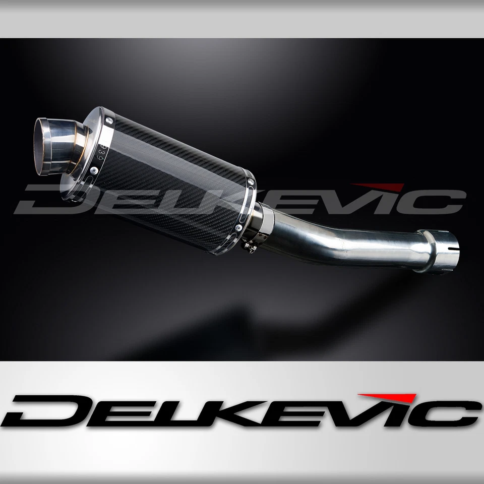 Yamaha FZ-1 Fazer FZS1000 2006-2014 Slip On 9" Oval Carbon Exhaust Muffler Kit - Image 1 of 4