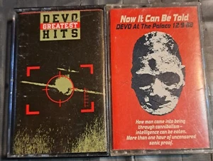 Devo - Greatest Hits & Now It Can Be Told Cassettes - Picture 1 of 5