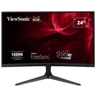 ViewSonic VX2418C 60,96 cm (24 Zoll) Gaming Monitor AMD FreeSync Premiun 1ms FHD - Bild 1 von 4