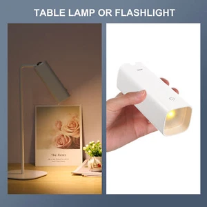 Cordless Table Lamp Touch Control Stepless Dimmable Desk Light Flashlight G0R0 - Picture 1 of 11