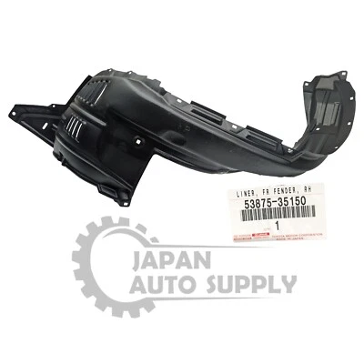 REVESTIMIENTO GUARDABARROS DELANTERO PASAJERO DERECHO ORIGINAL TOYOTA 14-24 4RUNNER 53875-35150 Foto 1 de 4