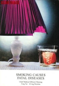 Advert SILK CUT Cigarettes 1990s 'False Teeth' Tobacco Smoking Print Ad 720/72 - Picture 1 of 1