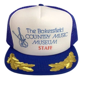 NOS Vintage The Bakersfield Country Music Museum Staff Snapback Mesh Hat 899A A - Picture 1 of 6