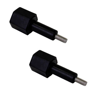 IMM 2-Pack Replacement for Hoshizaki 434168G-01 Black Thumbscrew
