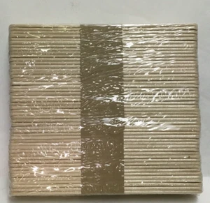 Pack of 5 Wood Sticks x 100 - 11 cm each New in package made in Italy - Picture 1 of 3