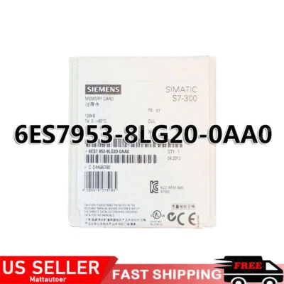 New Siemens 6ES7953-8LG20-0AA0 6ES7 953-8LG20-0AA0  SIMATIC S7 Micro Memory Card - Image 1 of 4