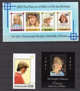 Princesse Lady Diana feuillet et bloc / B1da2 - Imagen 1 de 1