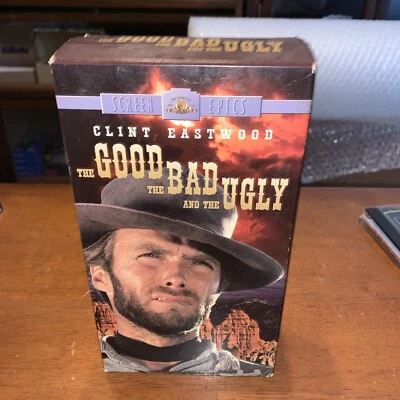 Good The Bad and the Ugly VHS 2-Tape Set 1998 Clint Eastwood. Like new - Image 1 of 4
