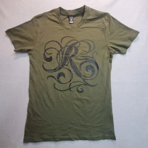 The Raconteurs Jack White Band T-Shirt Art Graphic Green Tee RARE Concert Merch - Picture 1 of 10