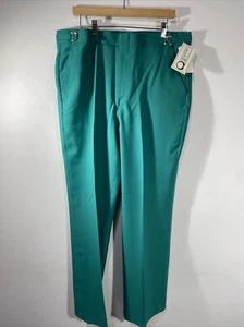 Vintage Sycamore Hills Green Dress Pants Size: 38 x32 Golf Country Club NOS - Picture 1 of 15