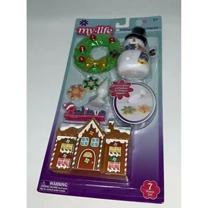 My Life As Doll Christmas Accessory Set Decorations Snowman Present Holiday - Picture 1 of 2