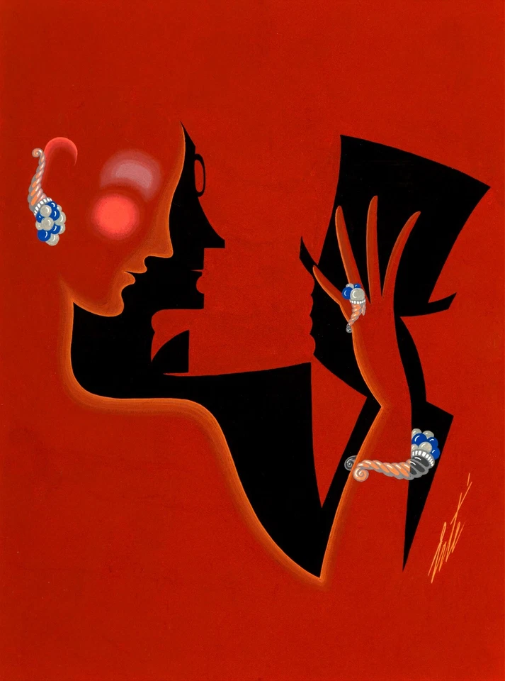 Impressão artística Erte: Abondance 22x30 qualidade arquivística - Imagem 1 de 1