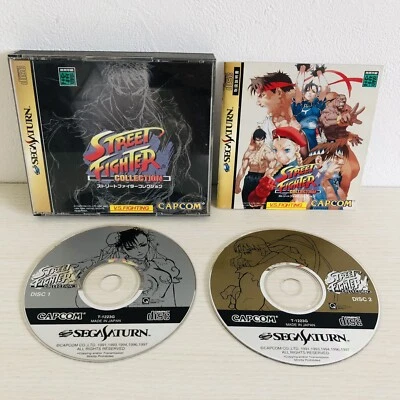 Street Fighter Collection Sega Saturn Capcom SS 1997 - Image 1 of 4