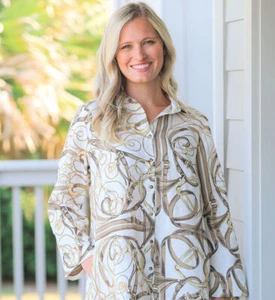 i-Linen Lifestyle Reitsport blau 100 % Leinen Bluse neu mit Etikett $ 275 Größe M - Bild 1 von 5