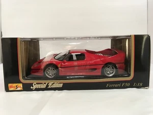 Maisto Special Edition 1995 Ferrari F50 1:18 Scale Diecast NEW - Picture 1 of 5