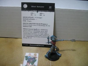 =Dungeons and Dragons D&D DRAGONEYE Silver Sorcerer 24/60 con tarjeta= - Imagen 1 de 1