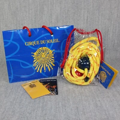 CIRQUE DU SOLEIL Yellow Jump Robe Souvenir New Vintage 2000s | Original Bag 2001 - Bild 1 von 4