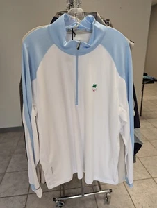 NWT MEN'S ZERO RESTRICTION Z425 PULLOVER, SIZE: XL, COLOR: WHITE/SKYWAY (M6) - Picture 1 of 3