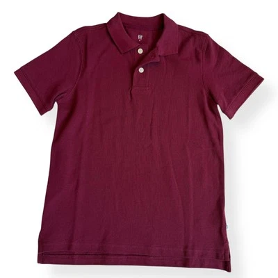 Polo Gap Kids borgoña liso nuevo con etiquetas Foto 1 de 4