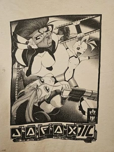 Vintage Jafax 3 T-Shirt Medium 1998 Anime Convention Grand Rapids - Bild 1 von 12