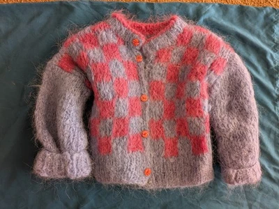 Cárdigan De Colección Norte de Suecia Niños Tejido a Mano Lana. Colorido y un gran hallazgo!  Foto 1 de 4