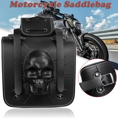 Motorcycle Saddle Bag Tool Side Bag Fit For Honda Rebel CMX250C Foto 1 de 4