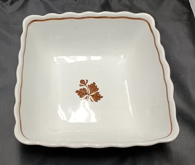 Vintage Alfred Meakin Large 8" Square Bowl Royal Ironstone China England - Image 1 of 4