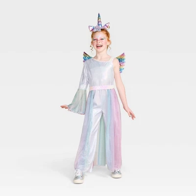 Kids Mystical Unicorn Costume, Girls Size 8 or 10-12 - Image 1 of 3
