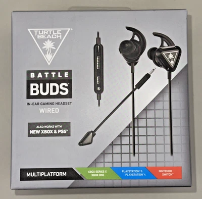 New Turtle Beach TBS400201 Battle Buds Wired In-Ear Gaming Headset Multiplatform - Image 1 of 3