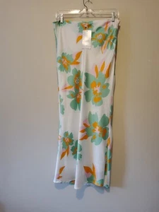 NWT! Bailey Rose Hello Fancy Boutique Long Floral Lined Zip Skirt Womens Size L - Picture 1 of 5