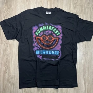 Vintage 90er Milwaukee Sommerfest Shirt Wisconsin Festival Musik Konzert 2XL - Bild 1 von 3
