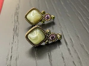 Paar alte Ohrringe POGGI Paris Frankreich » - Bild 1 von 9