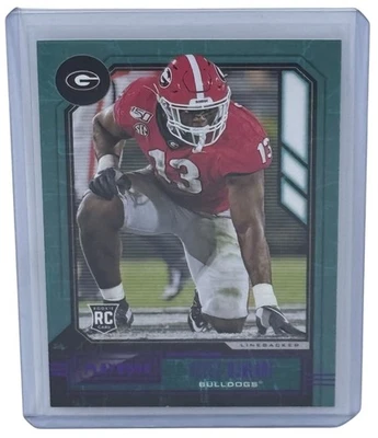 Libro de jugadas de crónicas Azeez Ojulari 2021 selecciones del draft púrpura/49 Rookie Giants #350 Foto 1 de 2