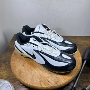 Nike Vapor Talon Elite Low Cleats White Black Mens Size 12.5 310957-101 - Picture 1 of 8