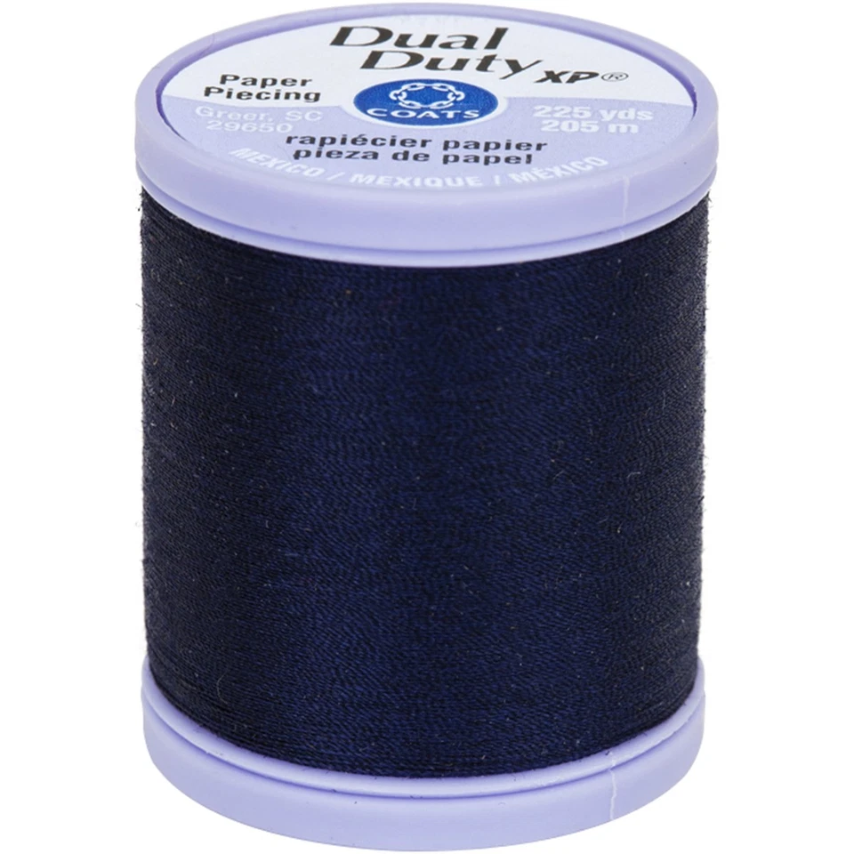 Coats S942-4900 Dual Duty XP rosca de papel 225yd-Navy - Imagem 1 de 1