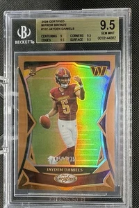 Certificado Panini BECKETT GRADO 9.5 2024 - Jayden Daniels (RC) #102/275 - Imagen 1 de 3