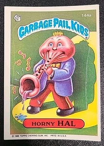 Horny Hal 1986 Topps Garbage Pail Kids Series 4 #144a GPK OS4 - Bild 1 von 2