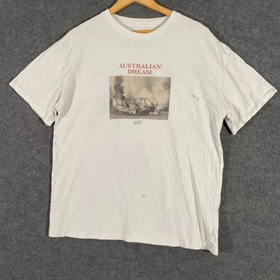 Insight Shirt Mens XL White Australian Dream Car Fire Regular Streetwear Adult - image 1 of 4